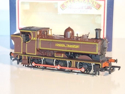 Bachmann 30200 London Tport Tank Loco #L91. Mint, Unused cond. OO. Box.2 Rail DC