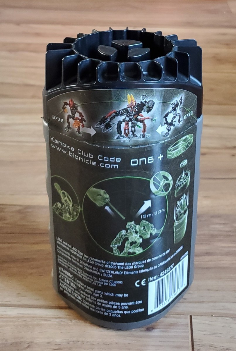 LEGO Bionicle 8738 Toa Hordika Whenua 100% Complete W/ Canister