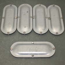 (5) Appleton FM8 Conduit Access Cover 680IG, 2" Trade Size, Steel, Class I DIV 2