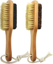 Foot Pumice Stone with Brush Set Natural Lava Callus Remover Exfoliator Foot