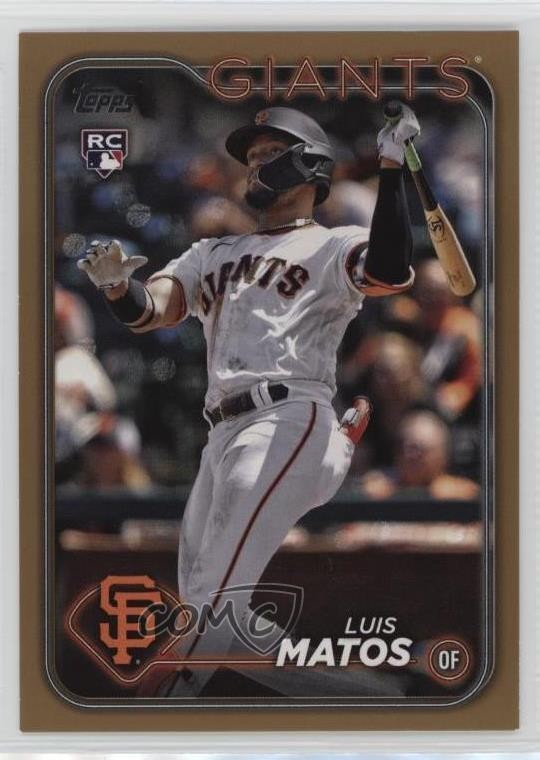 2024 Topps Series 1 Gold /2024 Luis Matos #28 Rookie RC yk0