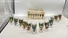 Anchor Hocking 12 Days of Christmas Drinking Glass Set 12 Piece 12oz Vintage