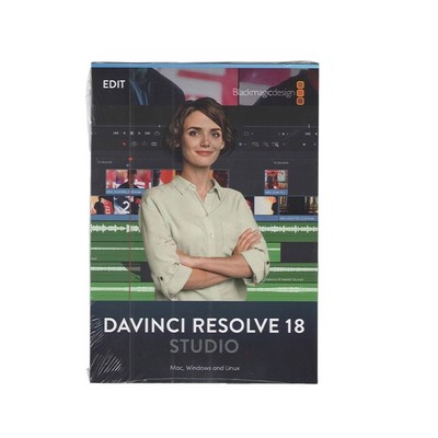 DaVinci Resolve Studio 18 Color Grading Software Suitable for BMD DaVinci