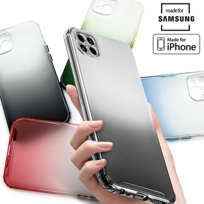 Handy Hülle Twilight für Samsung iPhone Farbverlauf Silikon Bumper Schocksicher