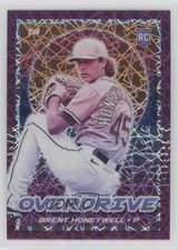 2021 Panini Chronicles Overdrive Purple Velocity Prizm Brent Honeywell #25 2d8