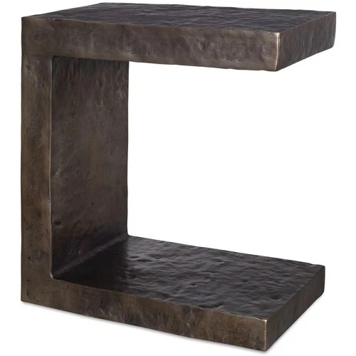 Uttermost 50213 Obra 22 X 20 inch Dark Bronze Outdoor Side Table - Picture 1 of 11