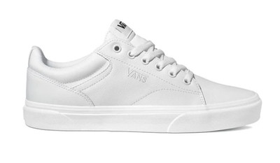 Size 13 - Vans Seldan Tumble - Triple White