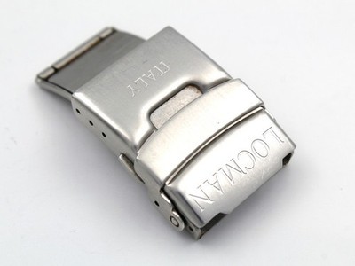 Locman buckle original polished steel 20 mm deployant spare parts accessories Italy
