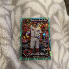 2024 Topps Chrome Update Christian Encarnacion-Strand USC92 Aqua Lava Ref /199