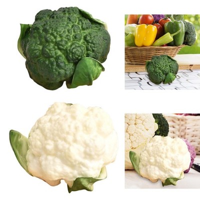 Broccoli Artificial Vegetable Display Realistic for Shop Kitchen Supermarket