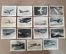 Vintage 1940s-1960s Military Aircraft Jet Bomber Fighter Photos Lot of 15 B W