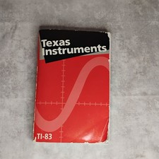 Texas Instruments TI-83 Graphing Calculator Instruction Manual - Guide Book