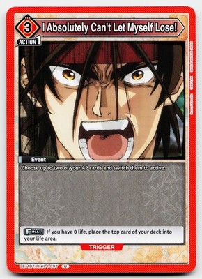 I Absolutely Can't Let Myself Lose! UE11BT/RNK-1-097 UE11BT: Rurouni Kenshin NM
