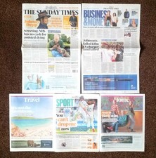 Sunday Times Newspaper 22nd June 2025 Sport CRICKET Travel Home Business Money 