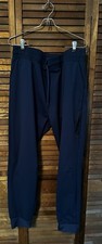 Womens Jogger Pants Medical Scrub With Zip Pocket Sz XXL