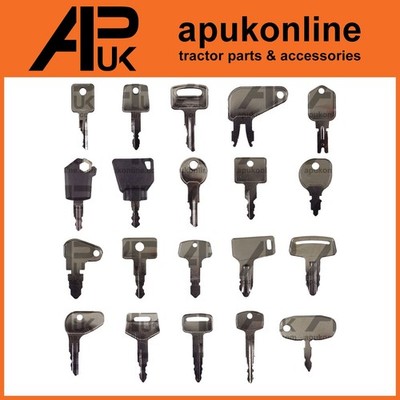 20x Schlüssel Master Set für Hyster Clarke Yale Nissan Thwaites JCB LKW Gabelstapler