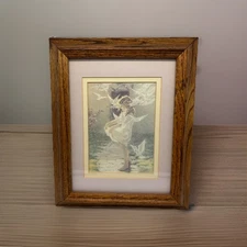 Vintage Bessie Pease Gutmann The Winged Aureole Framed Print
