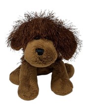 Ganz Webkinz Brown Shaggy Dog Plush Toy Size 8 Y2K Kidcore HM011
