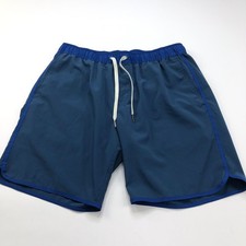 Fair Harbor Large Fit 32/33In Elastic Waist Brief Lined Swim Trunk 3.5" Shorts