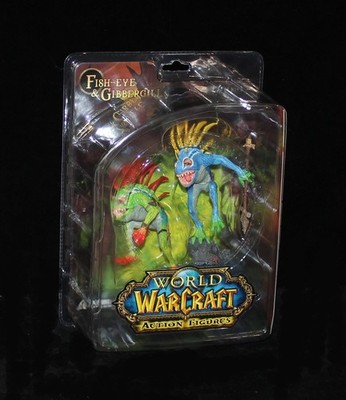 DC Unlimited WOW World of Warcraft Fish-Eye Gibbergill SET Figur Statue OVP Rari