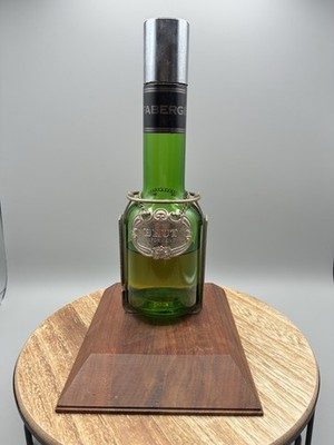 Vtg Fabergé BRUT for Men Eau de Toilette w/ Tippler Stand Display