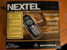 Vintage Motorola Nextel i700 Plus 2-drożne radio telefon komórkowy