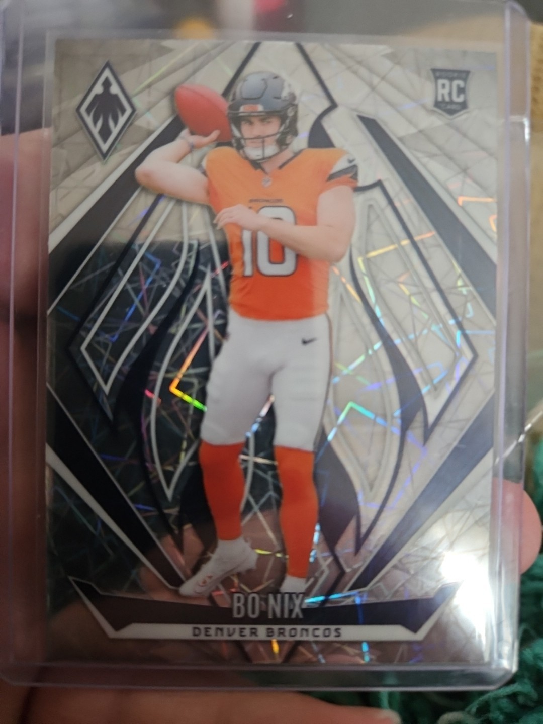 2024 Panini Phoenix - Rookies Bo Nix #159 Lazer (RC)