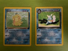 Enton + Dunkles Schillok Team Rocket 1 Edition EX-NM