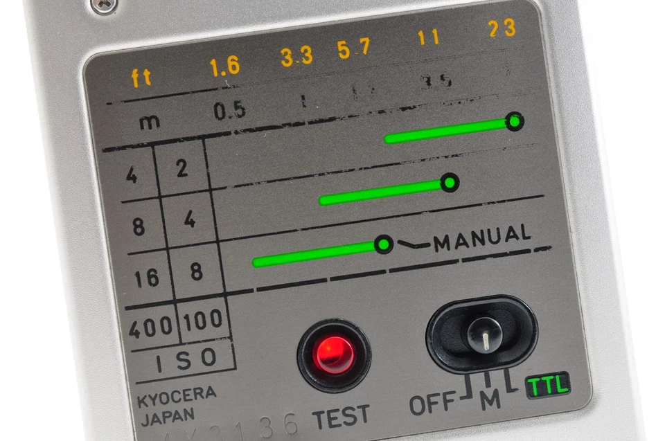 Contax TLA 140 Shoe Mount Flash For G1 G2 w/Case [Exc+5] Tested From Japan #36 - Image 4 of 4