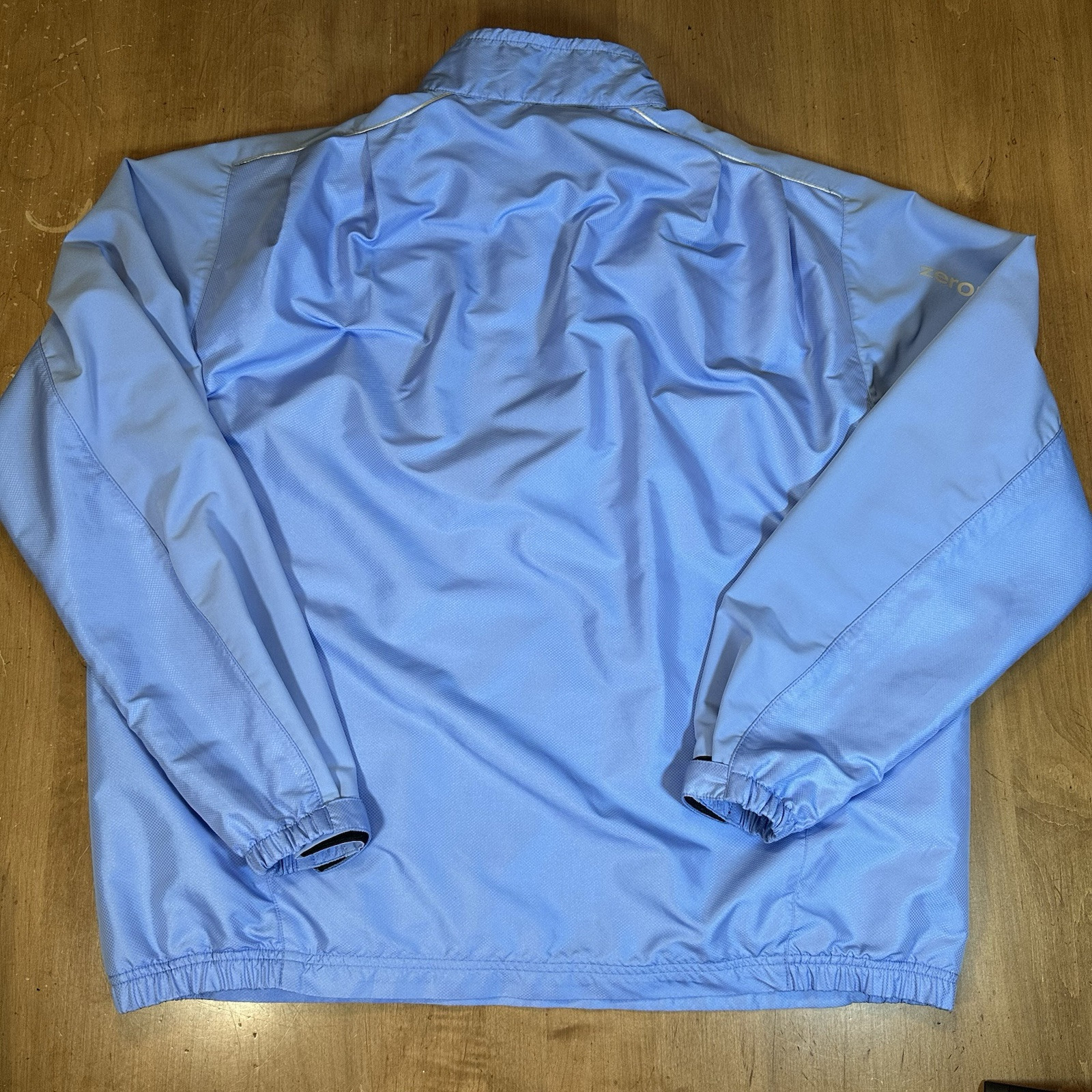 Zero Restriction Pullover Men's Medium Light Blue 1/4 Zip Performance Golf