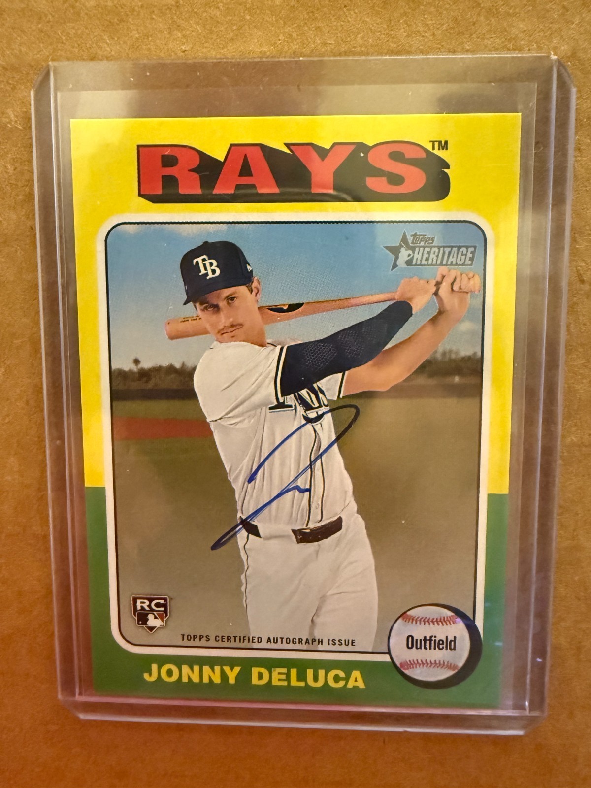 2024 Topps Heritage High Number - Real One Autographs Jonny Deluca #ROA-JDE (AU,