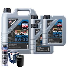 Motoröl 5W30 LIQUI MOLY Top Tec 4600 8L+BOSCH Ölfilter +Spülung