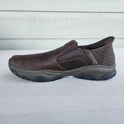 Skechers Craster Lanigan Men SZ 10 Slip Ins Relaxed Fit Shoes Slip-On Brown Skechers USA Slip-Ins RF: Craster-Lanigan (Men main image 4