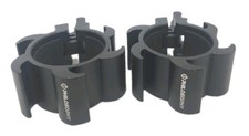 Aluminum Barbell Collars, Locking Anti-Slip 2" Olympic Weight Clamps Pair