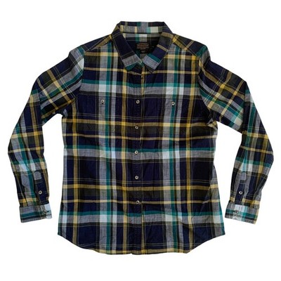 Pendleton Men's Size M Button Up Long Sleeve Plaid Pocket Collared Shirt
