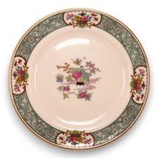 Lenox Peking Luncheon Plate 8 3/8 in Gold Trim USA Vintage