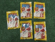 Vintage 1987 Scripto Super Stic Ballpoint Pens Blue Lot 5 Packs B1019 DRIED INK