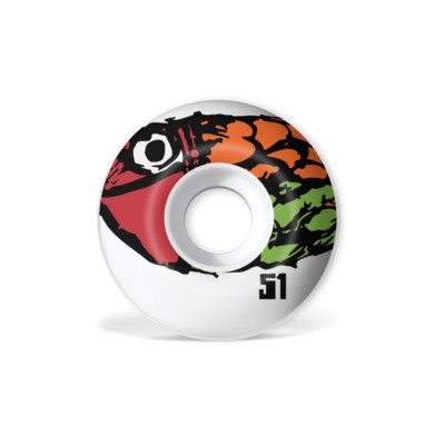 Mädchen Skateboard Pictograph Staple Skateboard Rollen Fisch 51mm 99 Duro 4er Set