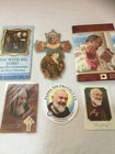 Padre Pio Crucifix, Relic, Medallion, Healing booklet, communion prayer card ... — photo 3