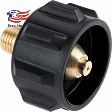 QCC1 Propane Adapter Gas Regulator Valve Fitting 1/4'' NPT Male Pipe Thread 1PC