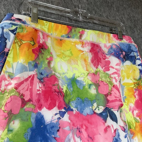 Ralph Lauren Polo Golf Skort Damen Extra Large Pink Geometrische Taschen Tennis Neu - Bild 2 von 13