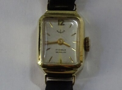 GOLDENE ANKER-Damenuhr 585 gold VINTAGE Handaufzug- läuft