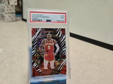 PSA 9 DEJOUNTE MURRAY 2022-23 SELECT PREMIER LEVEL ZEBRA PRIZM #102 HAWKS
