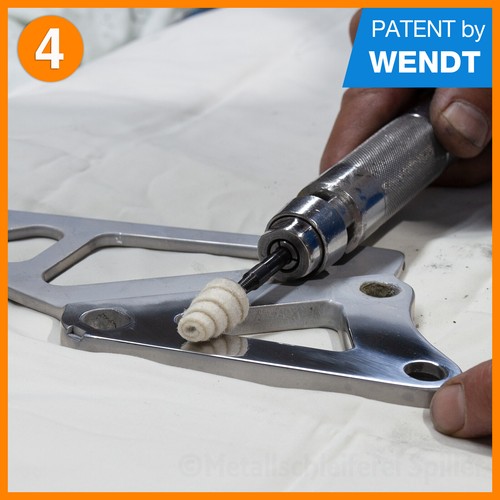 G-Wendt Filz Polierrollen Polierkörper Hochglanz Edelstahl Metall Politur - Bild 19 von 34