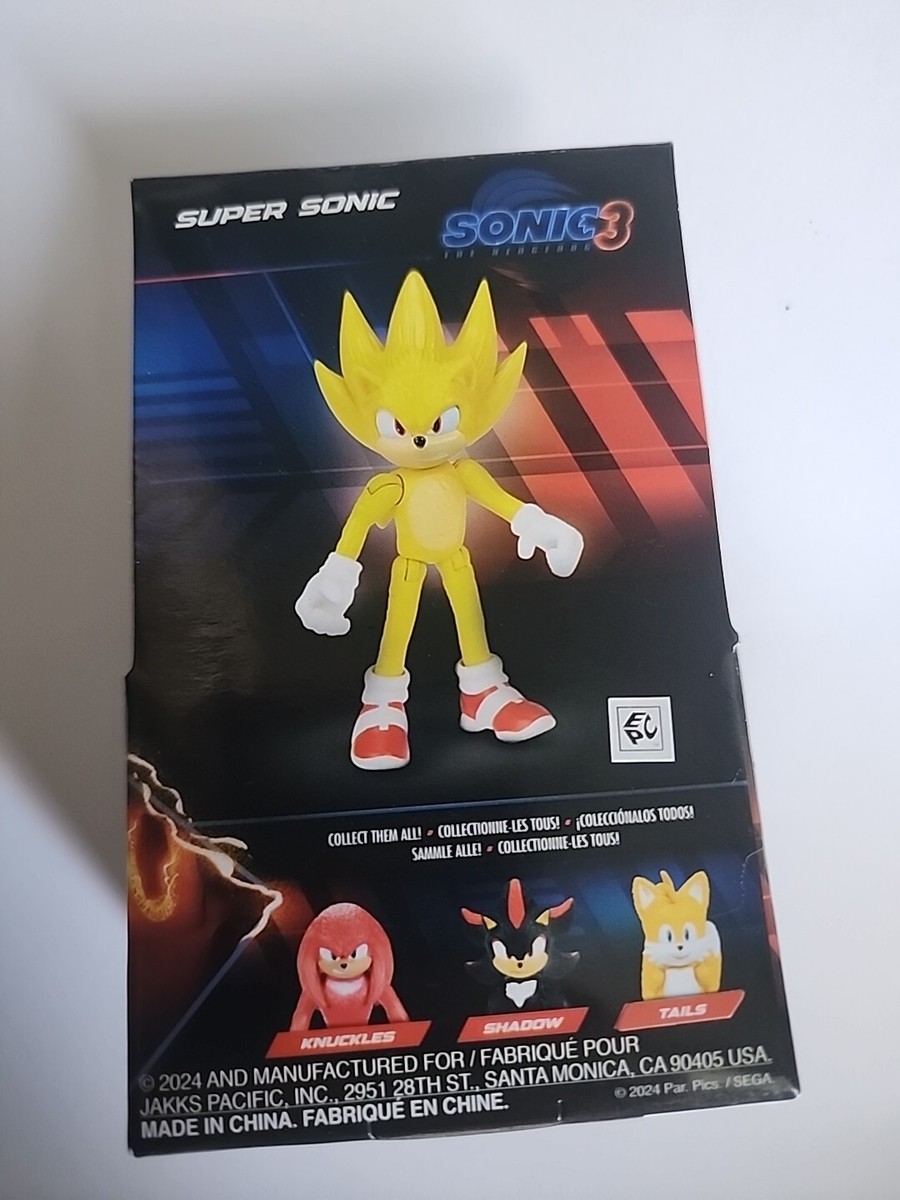 Sonic The Hedgehog 3 Movie SUPER SONIC *NEW* 2.5