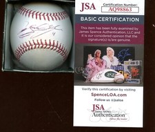 Andres Blanco Single Signed Official MLB Manfred Baseball JSA Cert