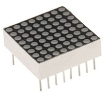 8x8 Mini Dot Matrix LED 788BS 20x20mm rot (00...