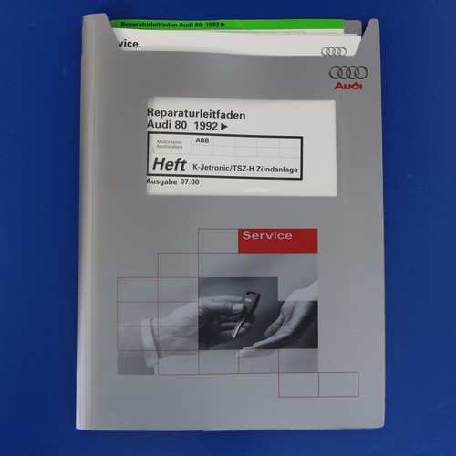 Audi 80 B4 - 1,6L Motor ABB - K-Jetronic + TSZ-H Zündanlage Reparaturleitfaden