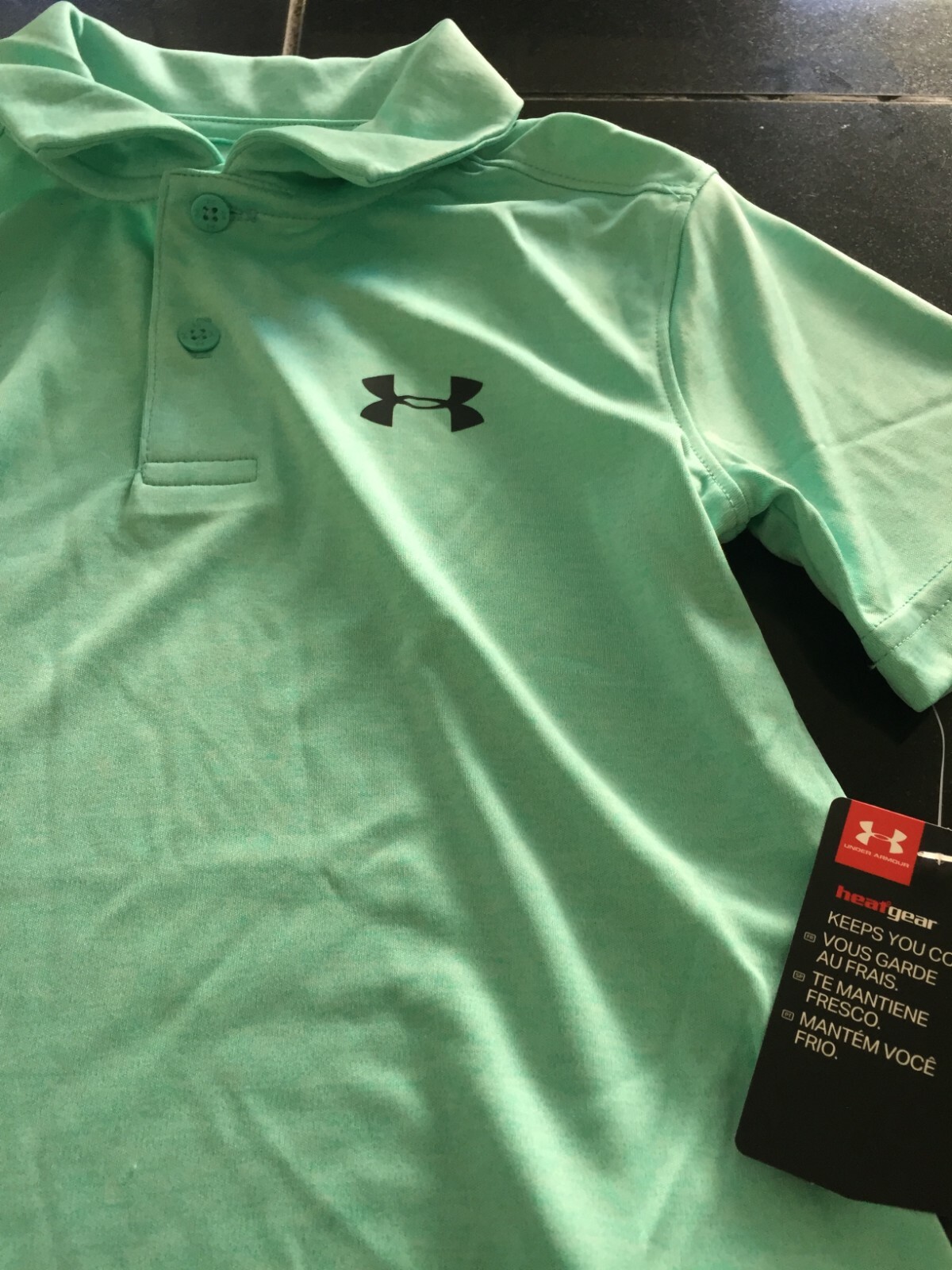 boys under armour polo shirts