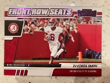 2021 Contenders Draft Front-Row Seats Purple Parallel #4 DeVonta Smith Rookie